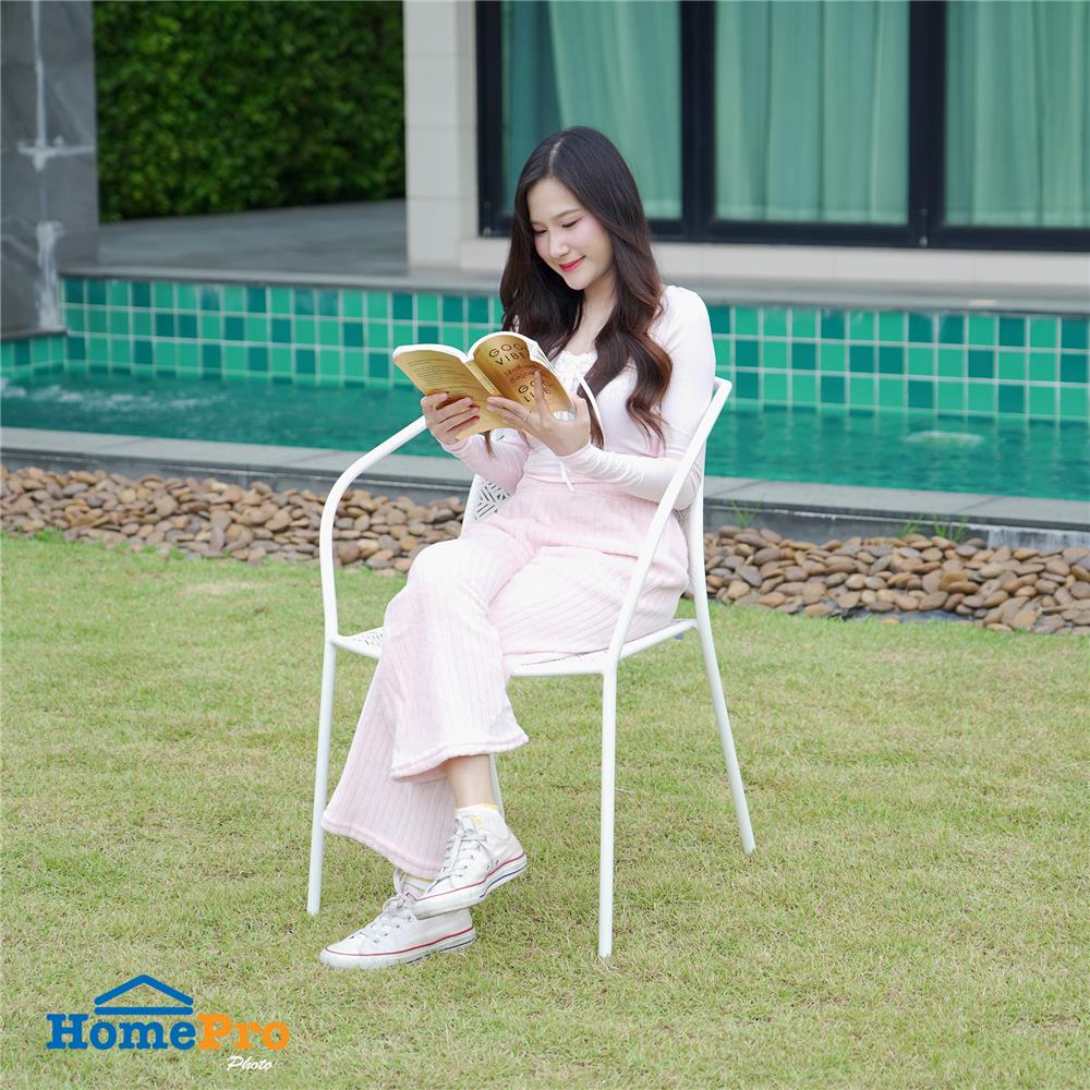 เก้าอี้เหล็ก SPRING TARLA สีขาว