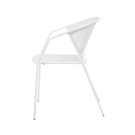 เก้าอี้สนามเหล็ก SPRING KARLA สีขาว_3