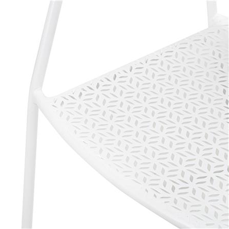 เก้าอี้สนามเหล็ก SPRING KARLA สีขาว_4