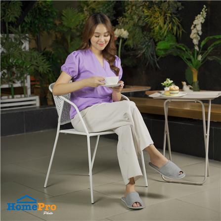 เก้าอี้สนามเหล็ก SPRING KARLA สีขาว_5