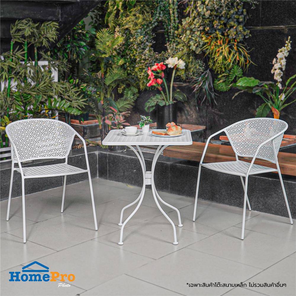 โต๊ะเหล็ก SPRING KARLA 60 ซม. สีขาว