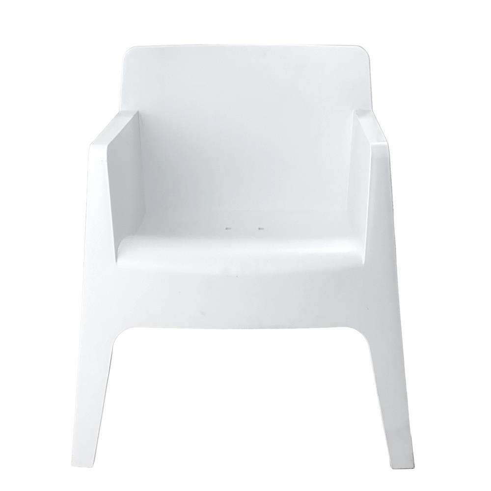 เก้าอี้พลาสติก SPRING TROS สีขาว