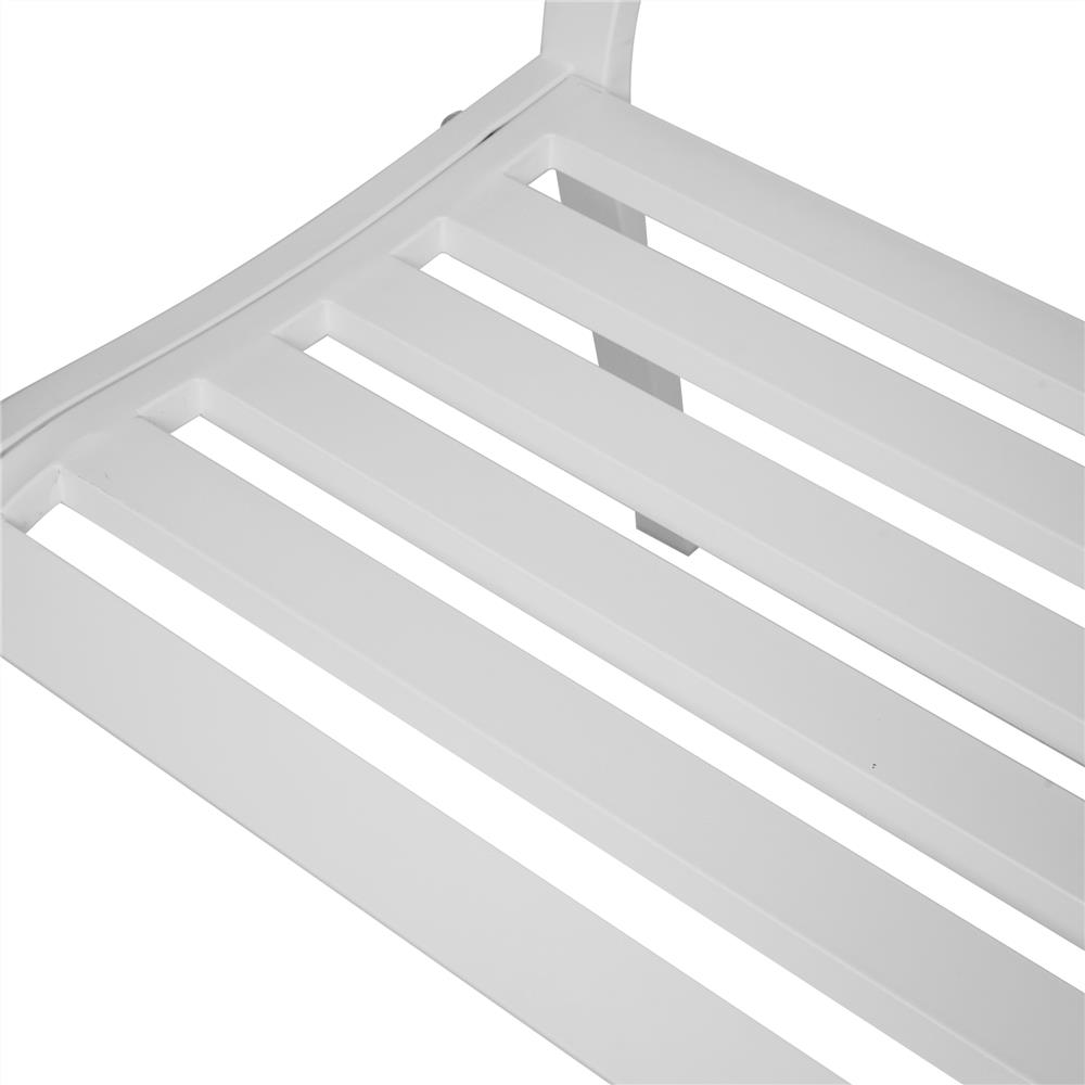 ม้านั่งเหล็ก SPRING TARLA สีขาว