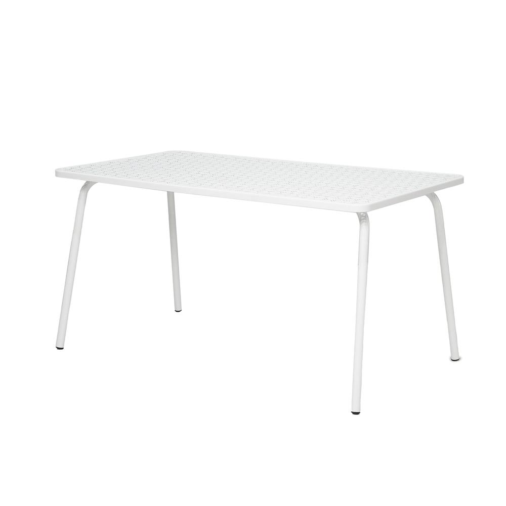 โต๊ะเหล็ก SPRING TARLA 140 ซม. สีขาว