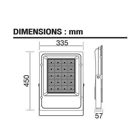 สปอตไลท์ภายนอก LED BEC SIGMA 300 วัตต์ DAYLIGHT_4