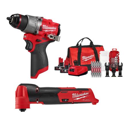 ชุดเครื่องมืออเนกประสงค์ (เฉพาะตัวเครื่อง) MILWAUKEE M12 FPP2U2-402B 12 โวลต์_0