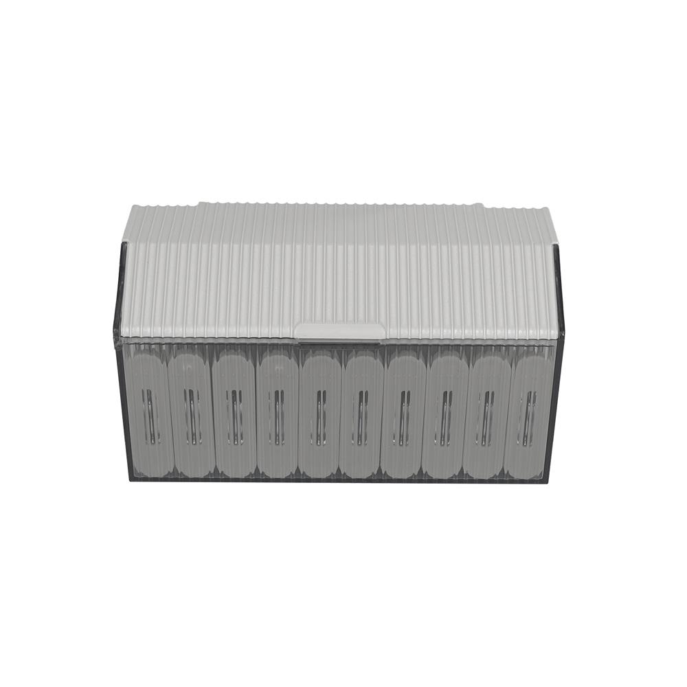 กิ๊บหนีบผ้า พร้อมกล่องใส่ PLIM สีขาว/เทา (แพ็ก 30 ชิ้น)