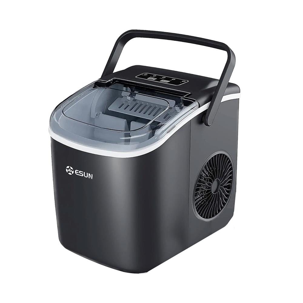 เครื่องทำน้ำแข็งอัตโนมัติ ESUN EIM-17B 1.2 ลิตร สีดำ