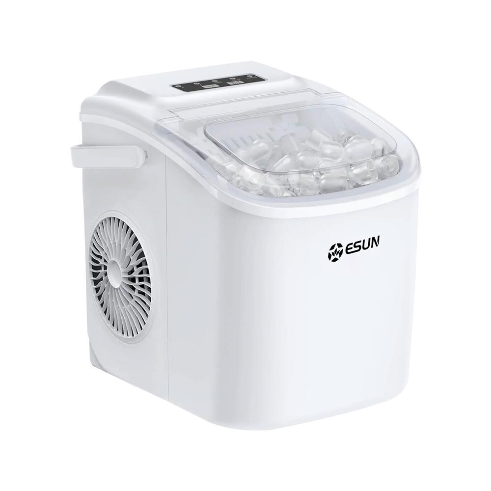 เครื่องทำน้ำแข็งอัตโนมัติ ESUN EIM-17W 1.2 ลิตร สีขาว