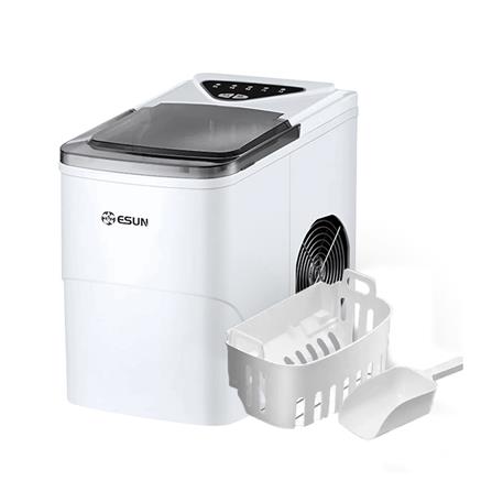 เครื่องทำน้ำแข็งอัตโนมัติ ESUN EIM-15A 2 ลิตร สีขาว_4