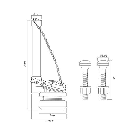 วาล์วน้ำออก RASLAND RA V2259-SINGLE_1