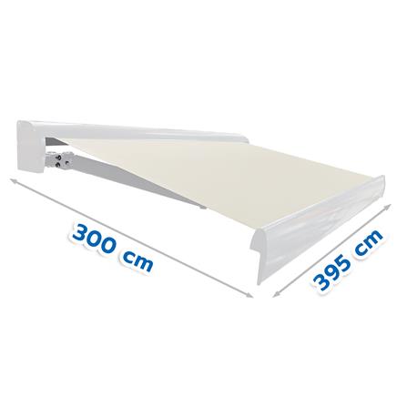 กันสาดผ้าพับได้ 2 ระบบ SUNSHIELD 395x300 ซม. สีเบจ_6