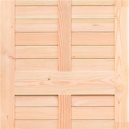 ประตูไม้สน ไม่เจาะลูกบิด D2D Super Ezero G 80X200 ซม. สีธรรมชาติ_1