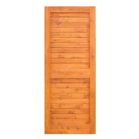 ประตูไม้สน ไม่เจาะลูกบิด D2D SUPER EZERO A 80X200 ซม. สี CORAL CHERRY_0