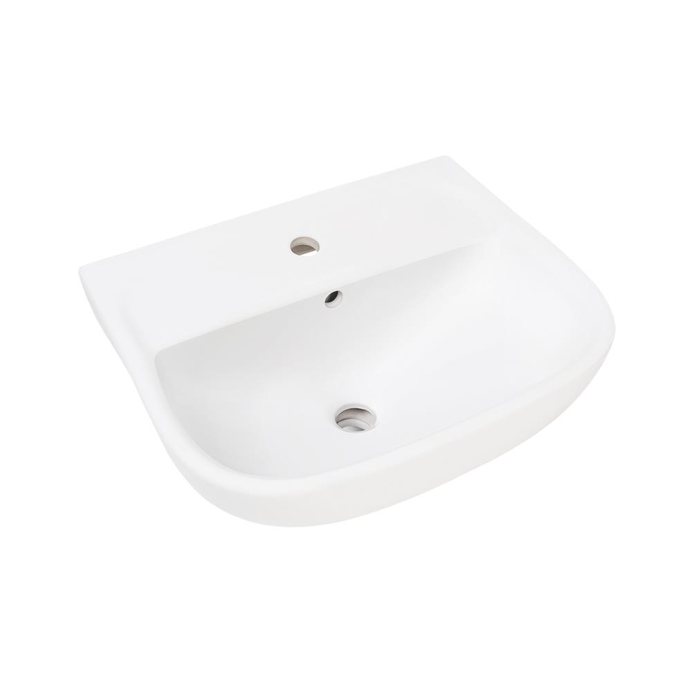 อ่างล้างหน้าแบบแขวน KARAT K-37942X-1-WK สีขาว