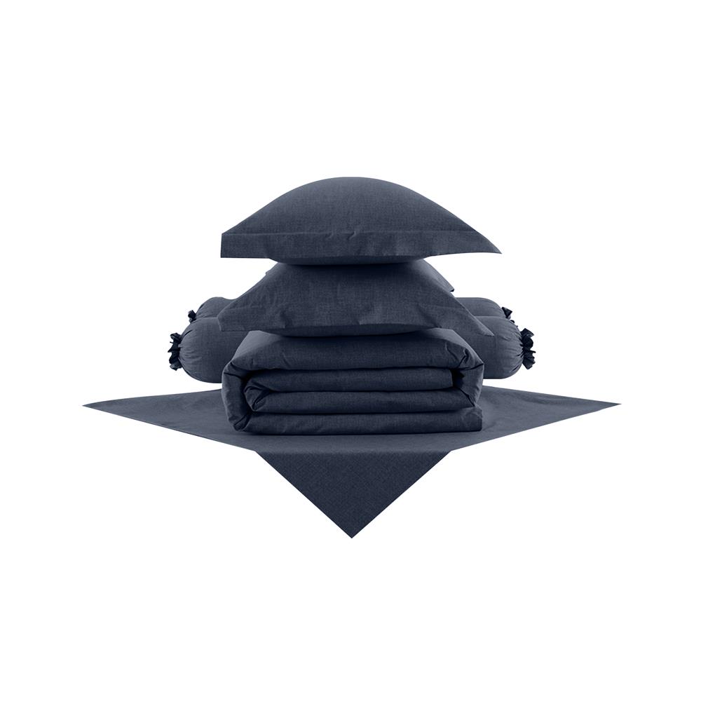 ชุดผ้าปูที่นอน 6 ฟุต 6 ชิ้น LOTUS ATTITUDE ELEMENTS สี INDIGO