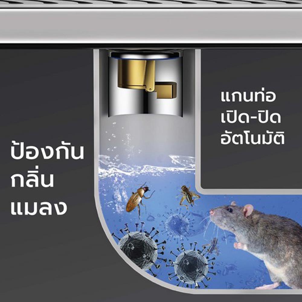 รางน้ำทิ้ง CASSA CL0122 20 ซม. สีเงิน