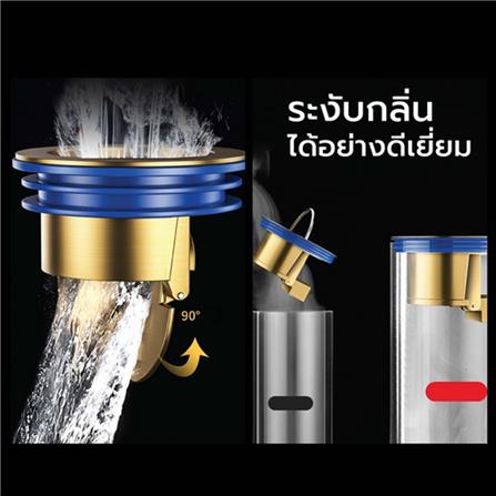 รางน้ำทิ้ง CASSA CL0122 20 ซม. สีเงิน_1