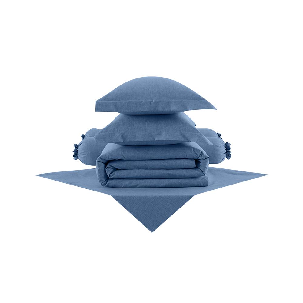 ชุดผ้าปูที่นอน 6 ฟุต 6 ชิ้น LOTUS ATTITUDE ELEMENTS สี BLUE MOON