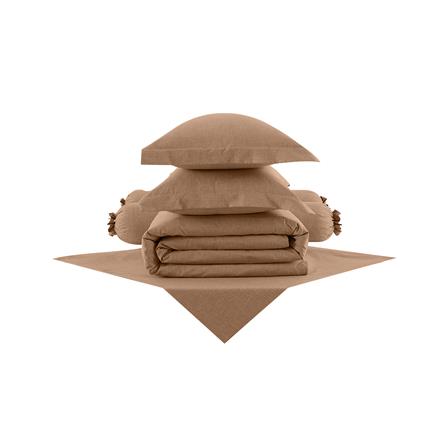 ชุดผ้าปูที่นอน 6 ฟุต 6 ชิ้น LOTUS ATTITUDE ELEMENTS สี ALMOND_2