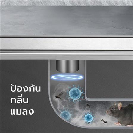 รางน้ำทิ้ง CASSA CL0098 40 ซม. สีเงิน_1