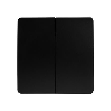 สวิตช์ไร้สาย 2 ช่อง IOT HACO HWS-2P/B สีดำ_0