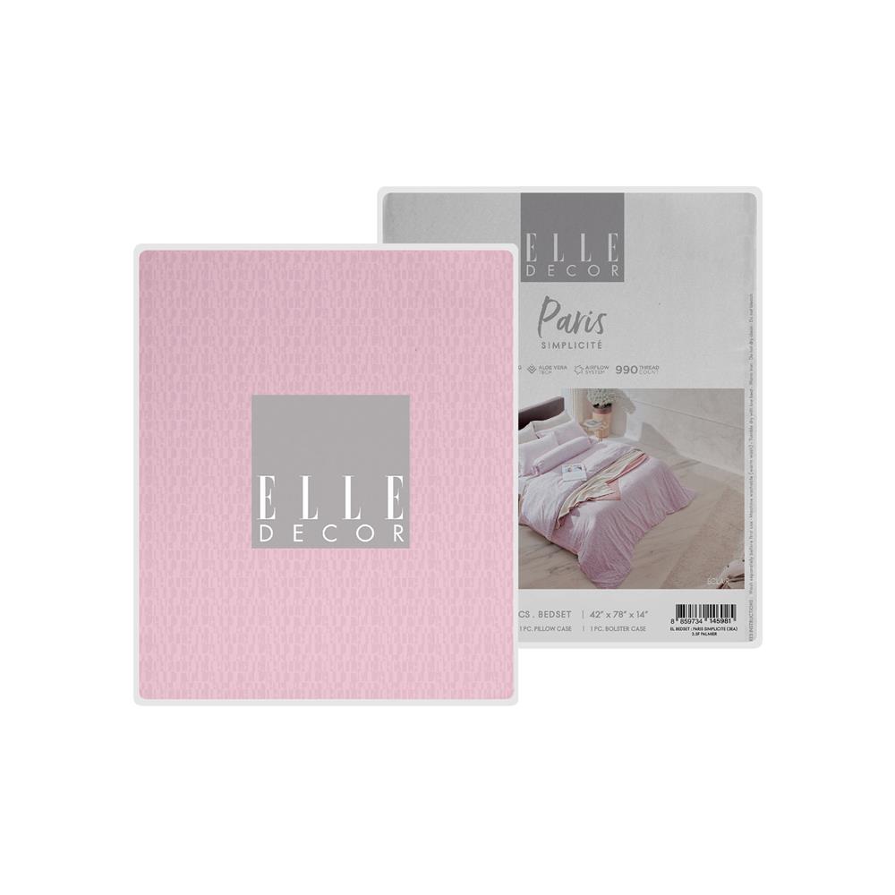 ชุดผ้าปูที่นอน 3.5 ฟุต 3 ชิ้น ELLE PARIS SIMPLICITE ECLAIR(S24)