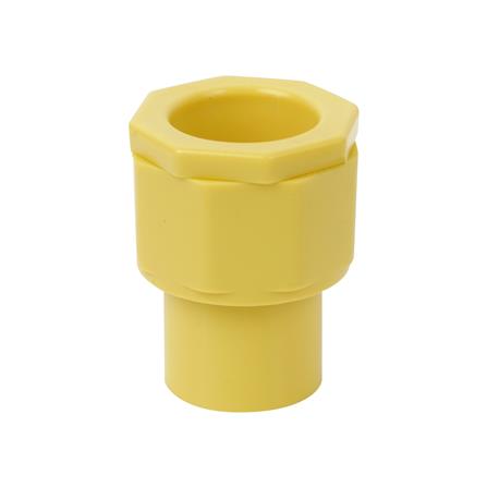 ข้อต่อเข้ากล่อง ELECKTA 3/8 นิ้ว สีเหลือง แพ็ก 10 ชิ้น_1