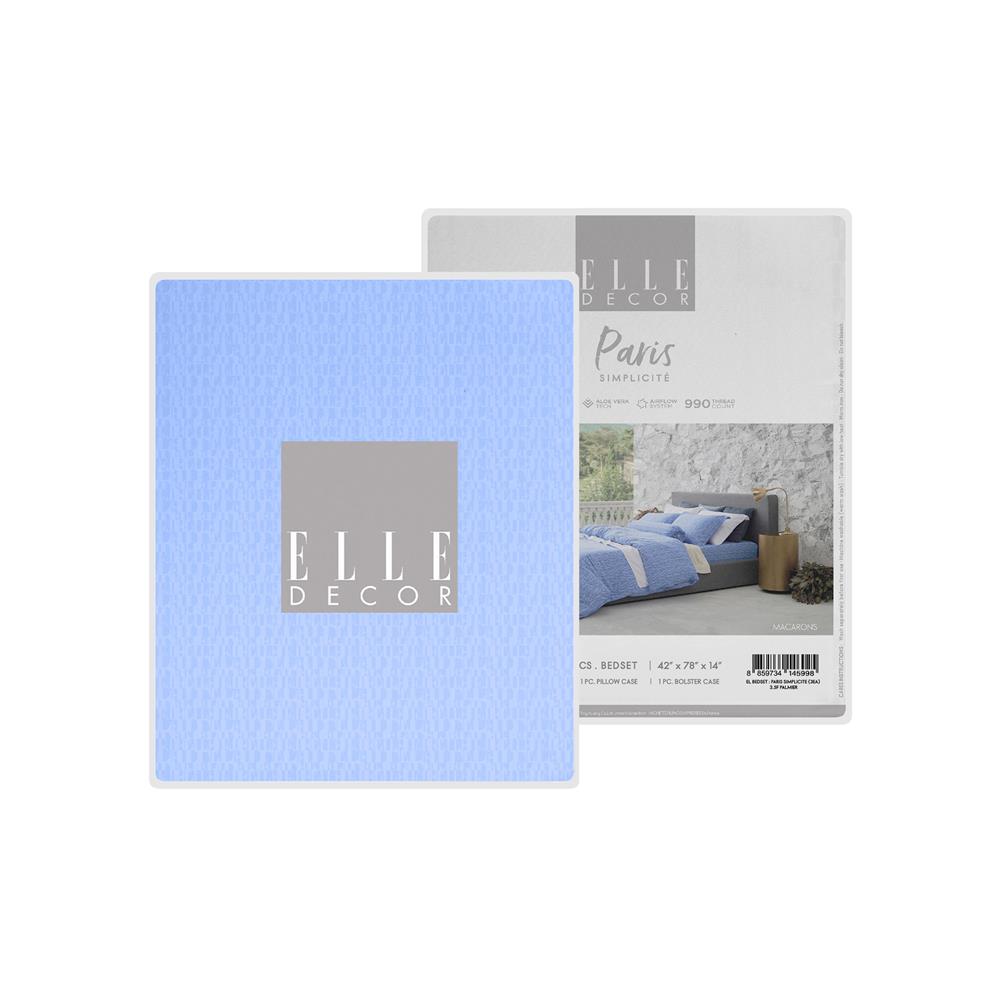 ชุดผ้าปูที่นอน 3.5 ฟุต 3 ชิ้น ELLE PARIS SIMPLICITE MACARONS(S24)
