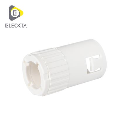 ข้อต่อท่ออ่อน ELECKTA 20 มม. สีขาว แพ็ก 10 ชิ้น_0