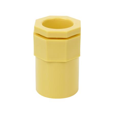 ข้อต่อเข้ากล่อง ELECKTA 3/4 นิ้ว สีเหลือง แพ็ก 10 ชิ้น_1