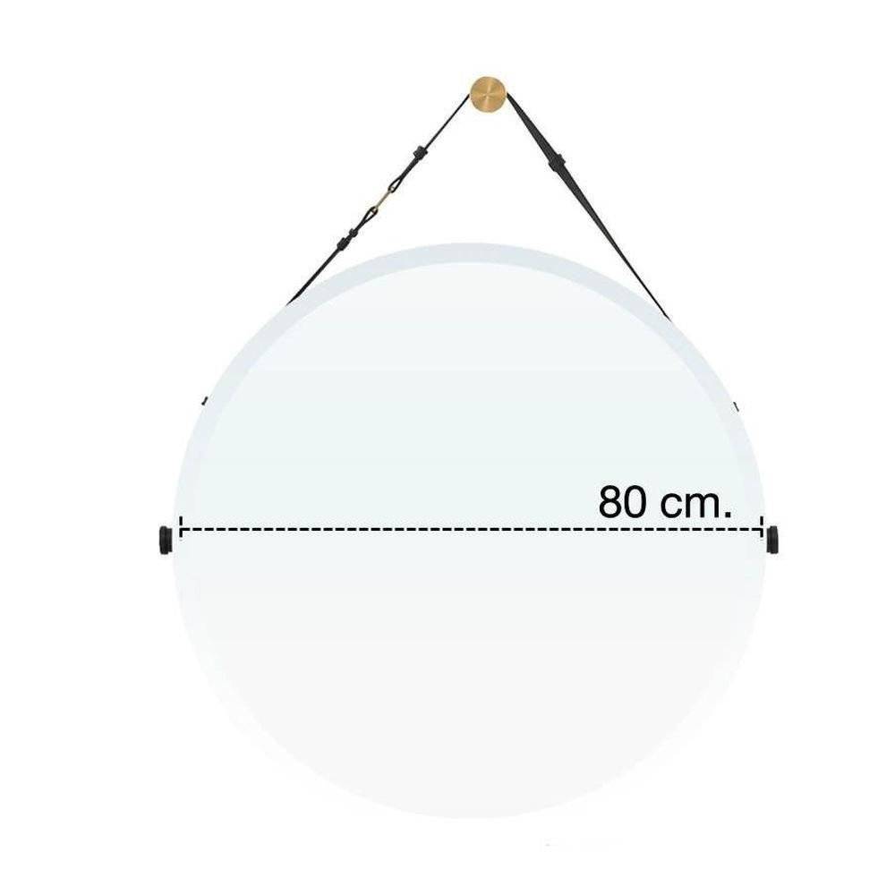 กระจกสำหรับตกแต่ง SB FURNITURE MICHALA 19122211 80 ซม. สี ESPRESSO