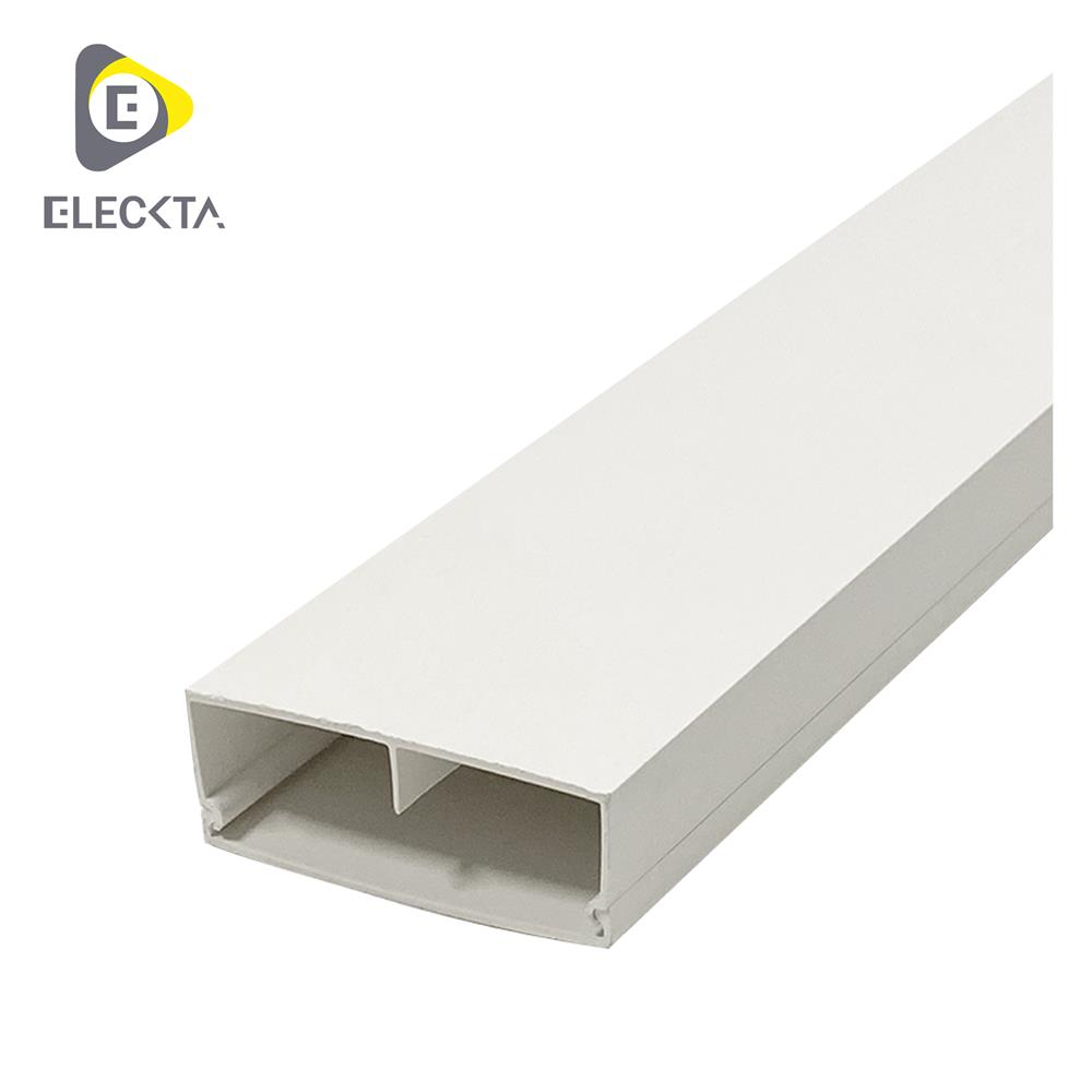 รางทรังกิ้ง ELECKTA 20X60 มม. 2 เมตร สีขาว