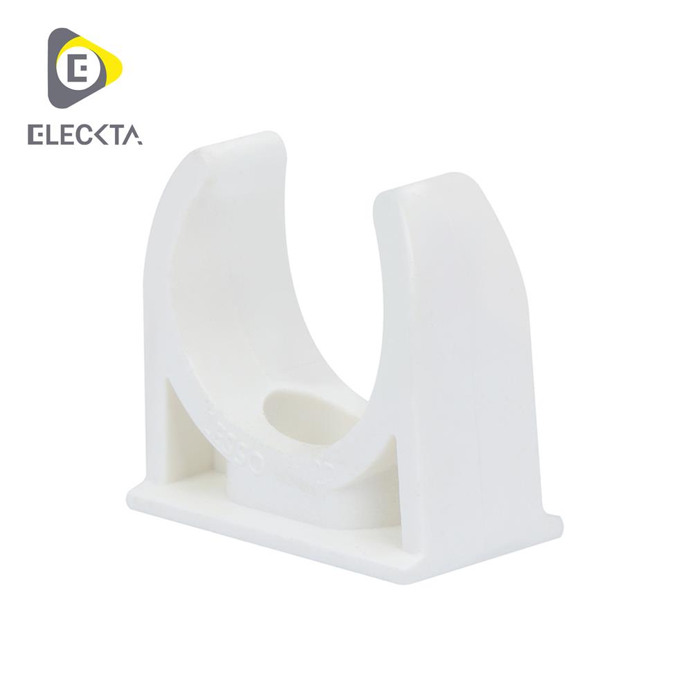 คลิปก้ามปู ELECKTA 25 มม. สีขาว แพ็ก 4 ชิ้น