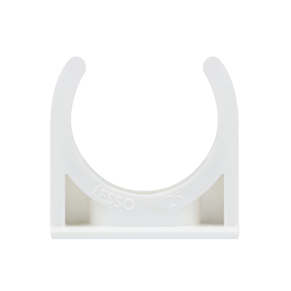 คลิปก้ามปู ELECKTA 25 มม. สีขาว แพ็ก 4 ชิ้น