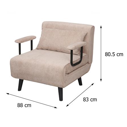 โซฟาเบด FURDINI IVA สีน้ำตาล_9