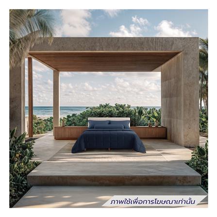 ชุดผ้าปูที่นอน 3.5 ฟุต 4 ชิ้น LOTUS ATTITUDE ELEMENTS สี INDIGO_0