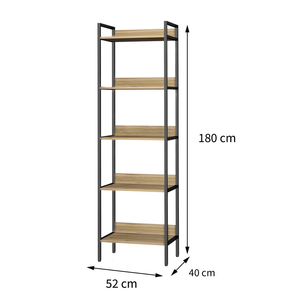 ชั้นวางของโล่ง 5 ชั้น FURDINI PORTER 52 ซม. สี NATURAL