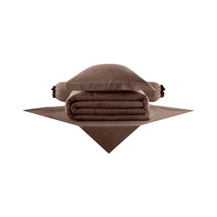 ชุดผ้าปูที่นอน 3.5 ฟุต 4 ชิ้น LOTUS ATTITUDE ELEMENTS สี TERRA_2