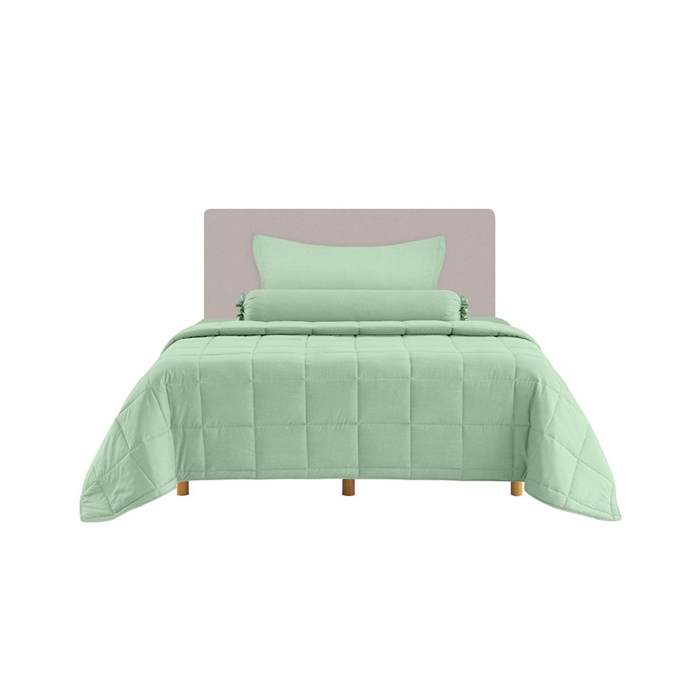 ชุดผ้าปูที่นอน 3.5 ฟุต 4 ชิ้น LOTUS ATTITUDE ELEMENTS สี JADE