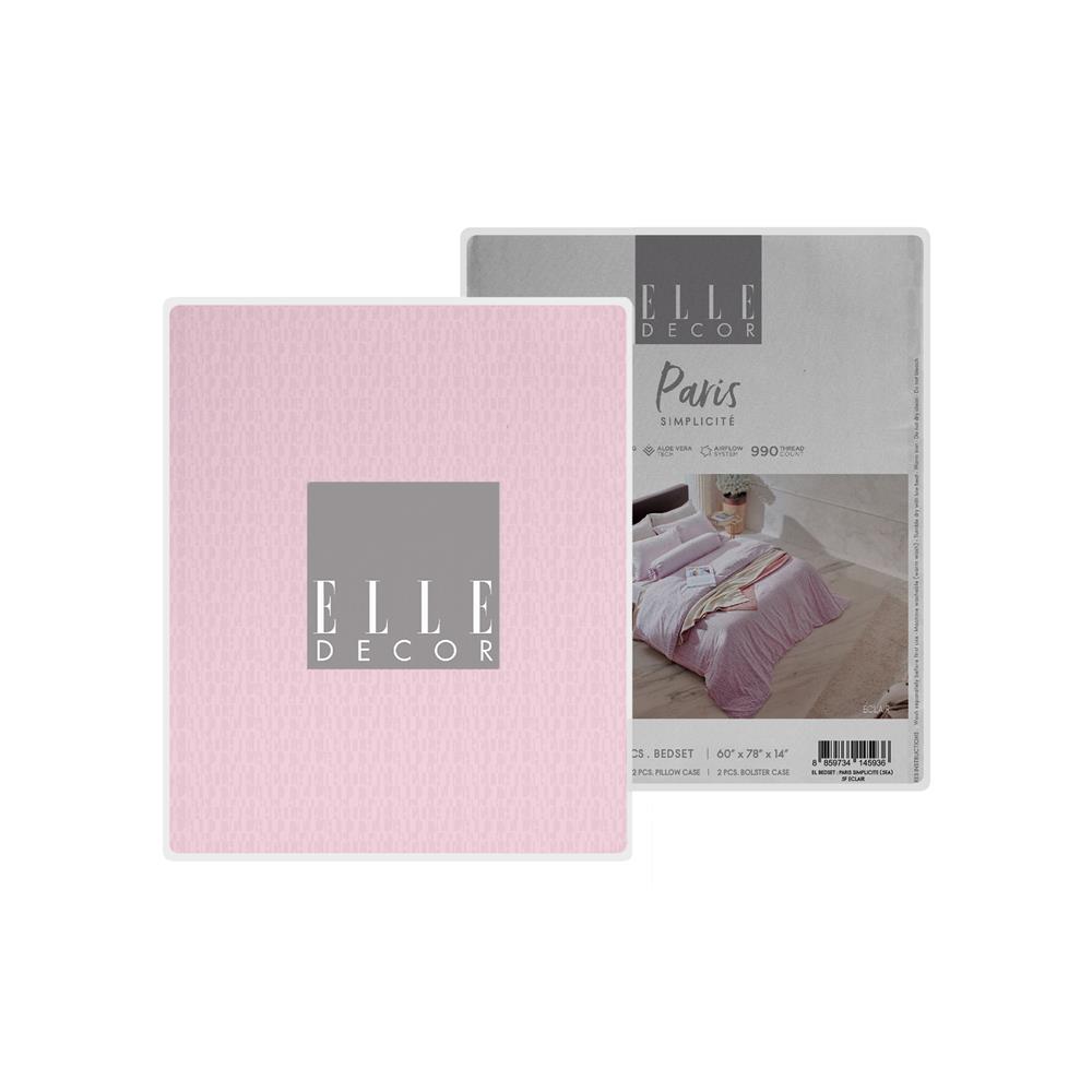 ชุดผ้าปูที่นอน 5 ฟุต 5 ชิ้น ELLE PARIS SIMPLICITE ECLAIR(S24)