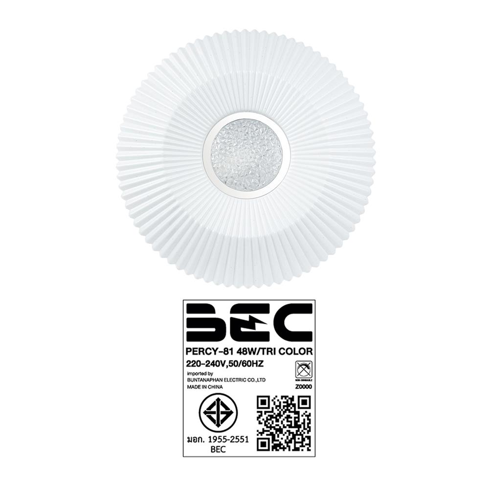 ไฟเพดาน LED BEC PERCY-81 48 วัตต์ DAYLIGHT/COOL WHITE/WARM WHITE 19 นิ้ว