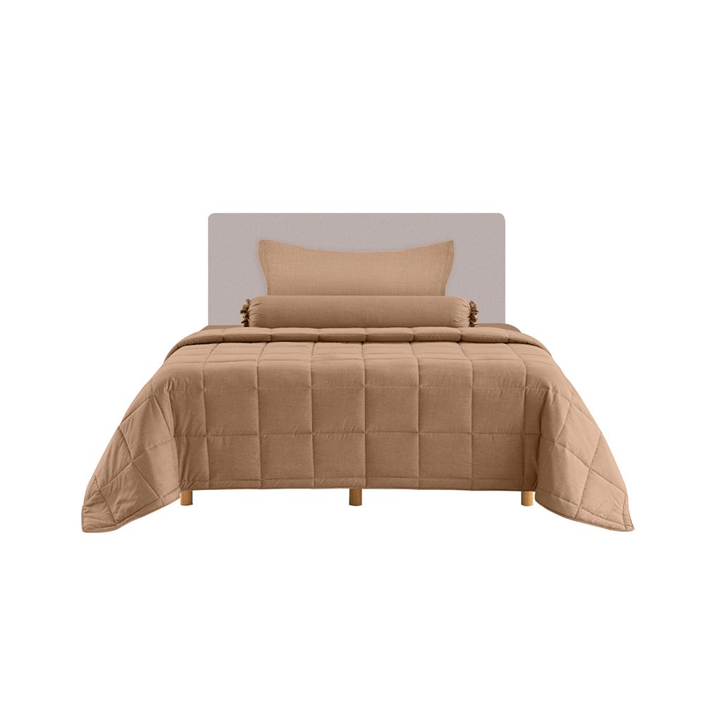 ชุดผ้าปูที่นอน 3.5 ฟุต 4 ชิ้น LOTUS ATTITUDE ELEMENTS สี ALMOND