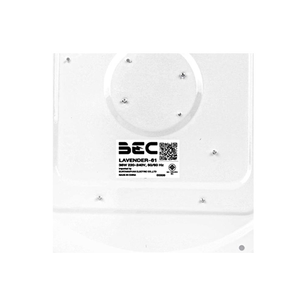 ไฟเพดาน LED BEC LAVENDER-61 15 นิ้ว 36 วัตต์ DAYLIGHT สีขาว