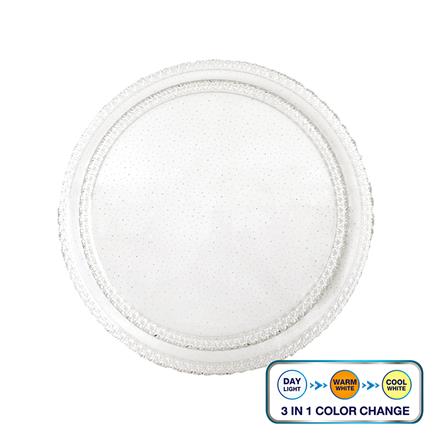 ไฟเพดาน LED BEC VESPER-82 19 นิ้ว 48 วัตต์ DAYLIGHT/COOL WHITE/WARM WHITE สีขาว_0