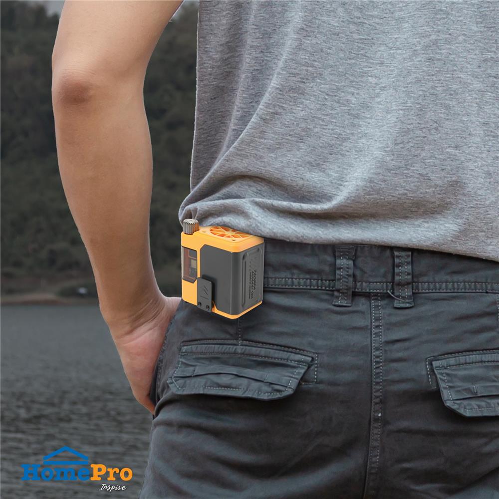 พัดลมพกพา 2.5 นิ้ว MUXIANG M62 สีส้ม