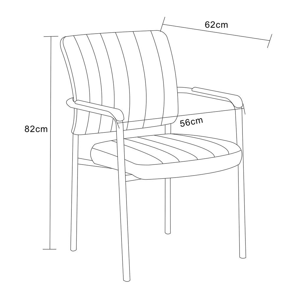 เก้าอี้จัดเลี้ยง FURDINI UNIQUE B-35 PU สีดำ