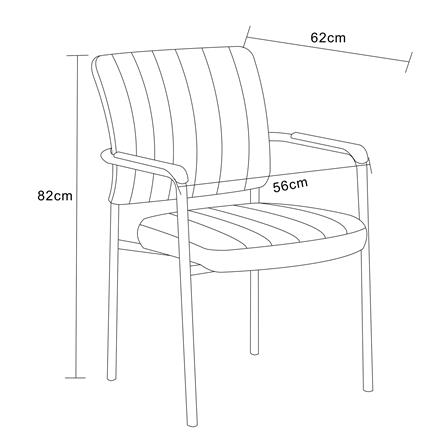 เก้าอี้จัดเลี้ยง FURDINI UNIQUE B-35 PU สีดำ_10