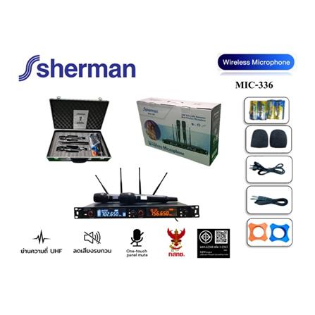 ไมโครโฟนไร้สาย SHERMAN MIC-336_2