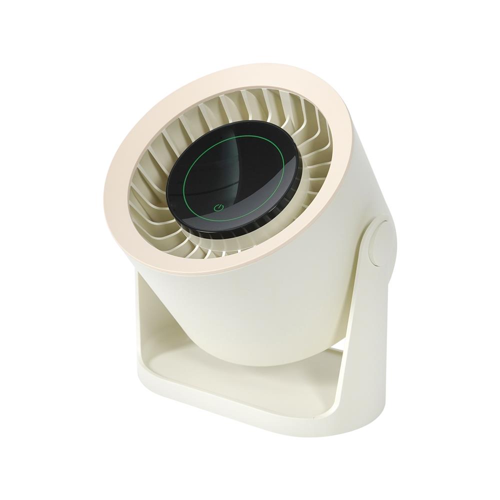 พัดลมพกพา 5 นิ้ว MUXIANG M75 สีครีม